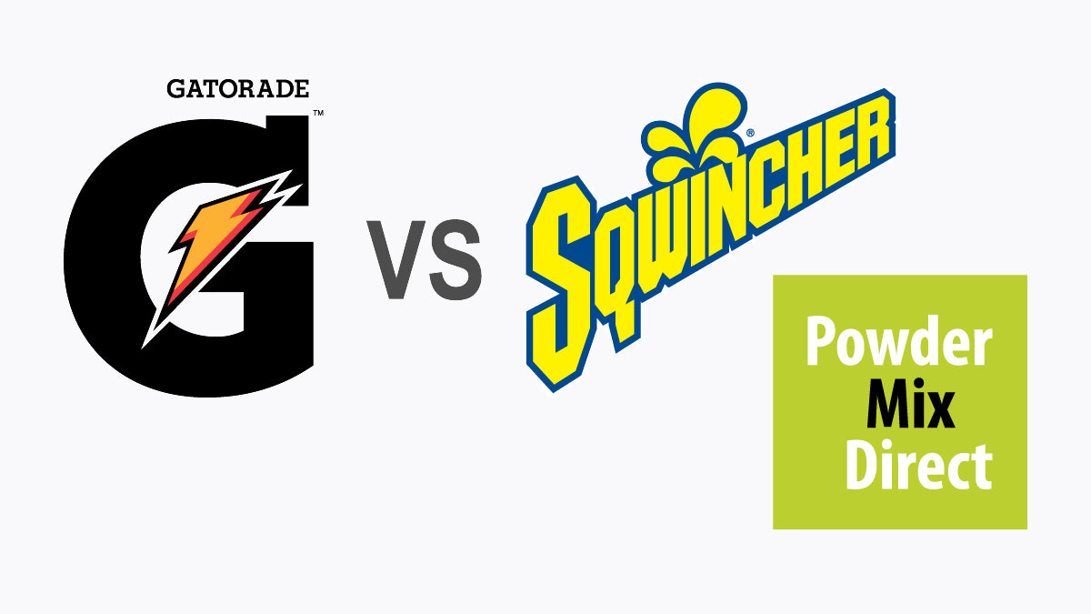 Gatorade vs Sqwincher Product Comparison SidebySide Powder Mix Direct