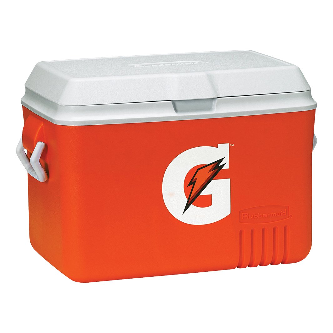Gatorade 1/2 Gallon Plastic Cooler, Orange