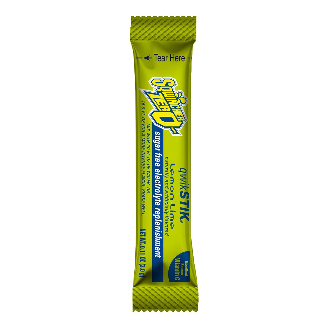 Sqwincher Zero Qwik Stik 20-oz Single Bag - Lemon Lime