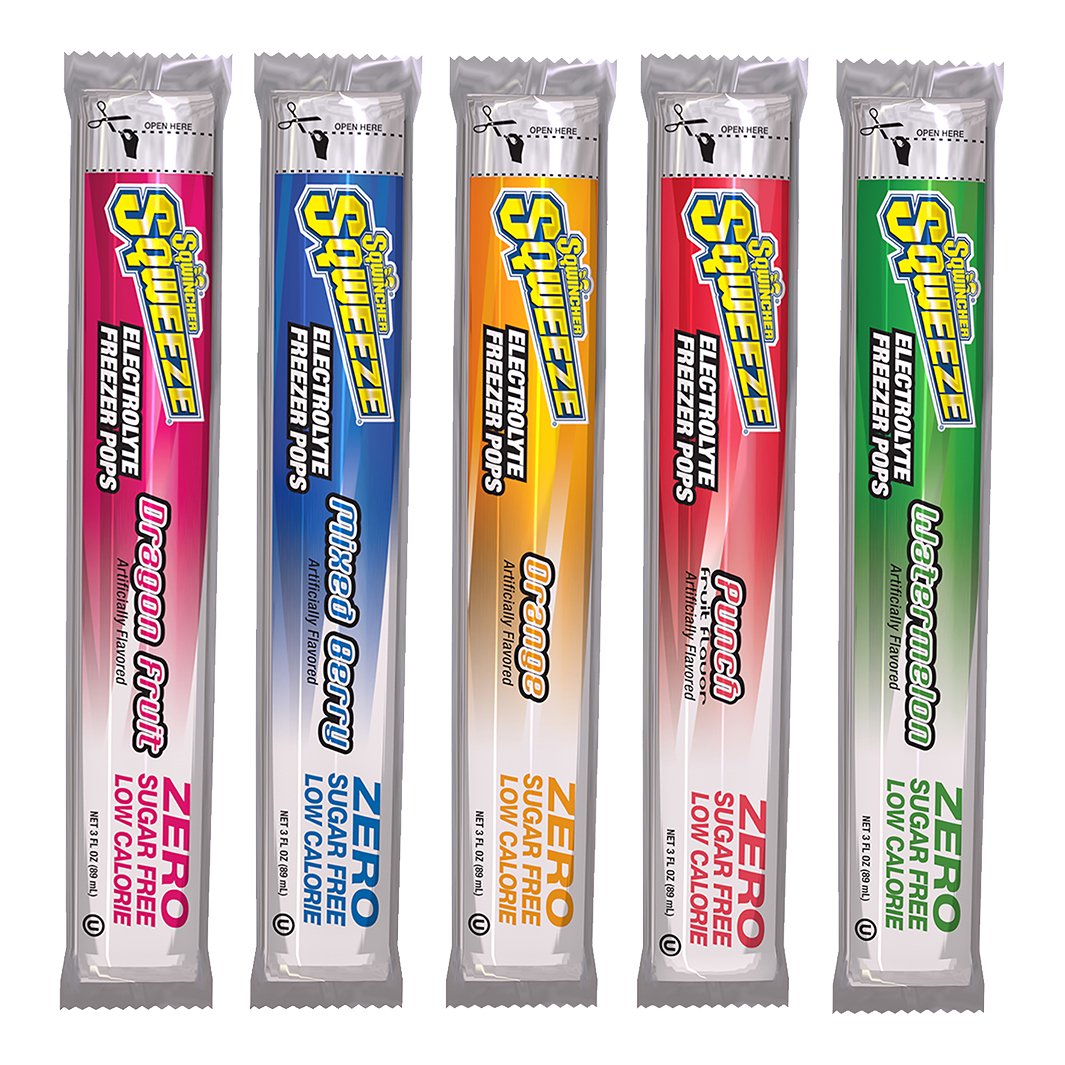 Sqwincher Sqweeze Zero | Sugar-Free Sqwincher Freezer Pops