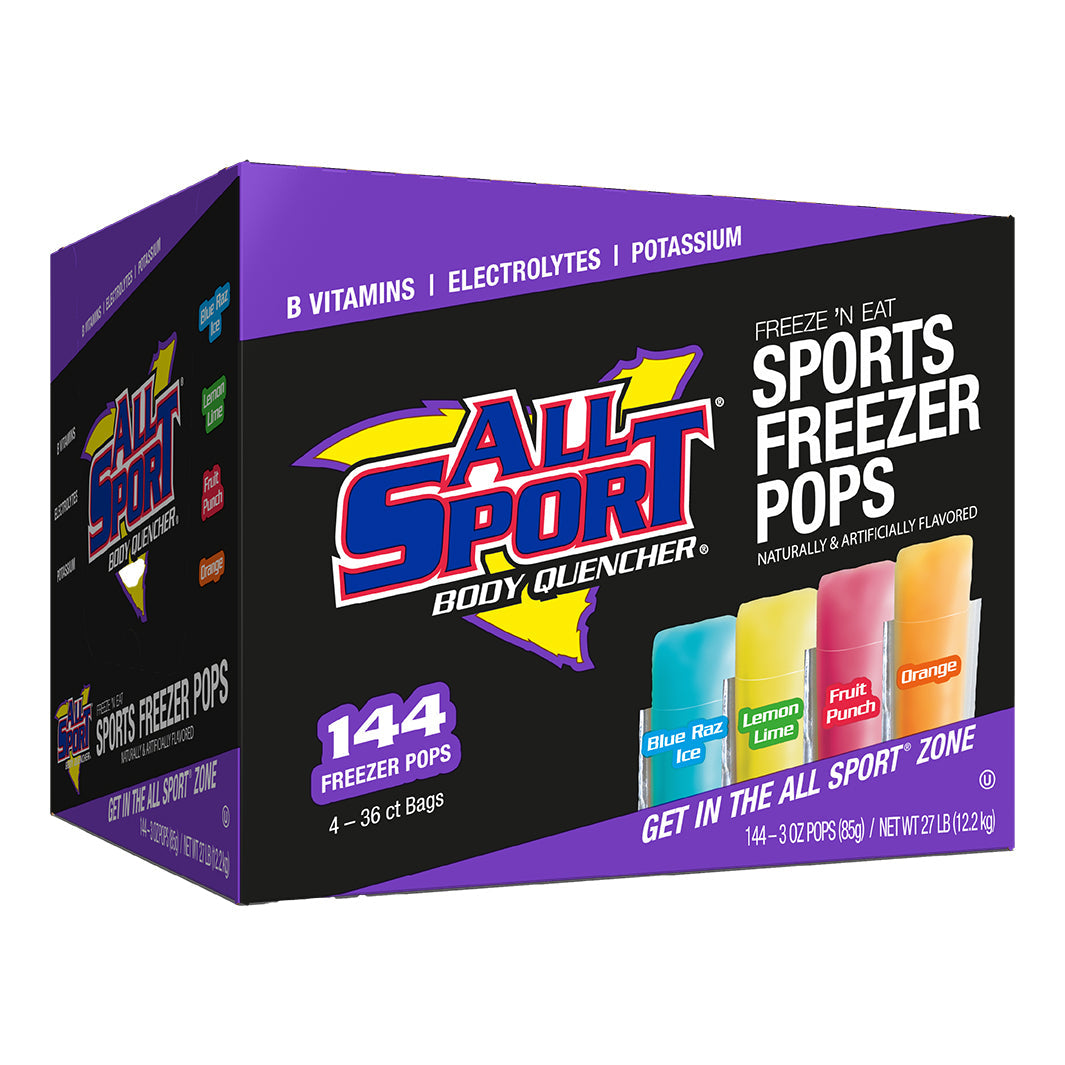 All Sport Freezer Pops Frozen Electrolyte Treats Powder Mix Direct