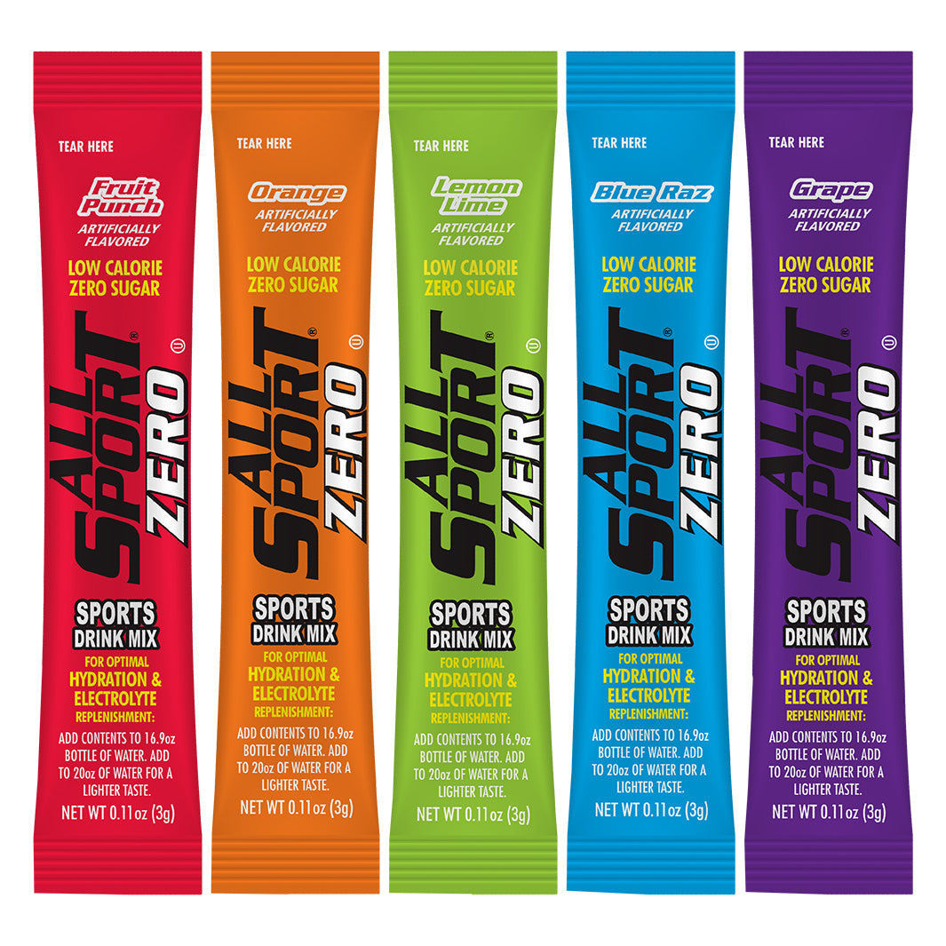Zero Sport All Sport Zero Single Serve Variety Pack | 150 Sticks per Case – Powder ...