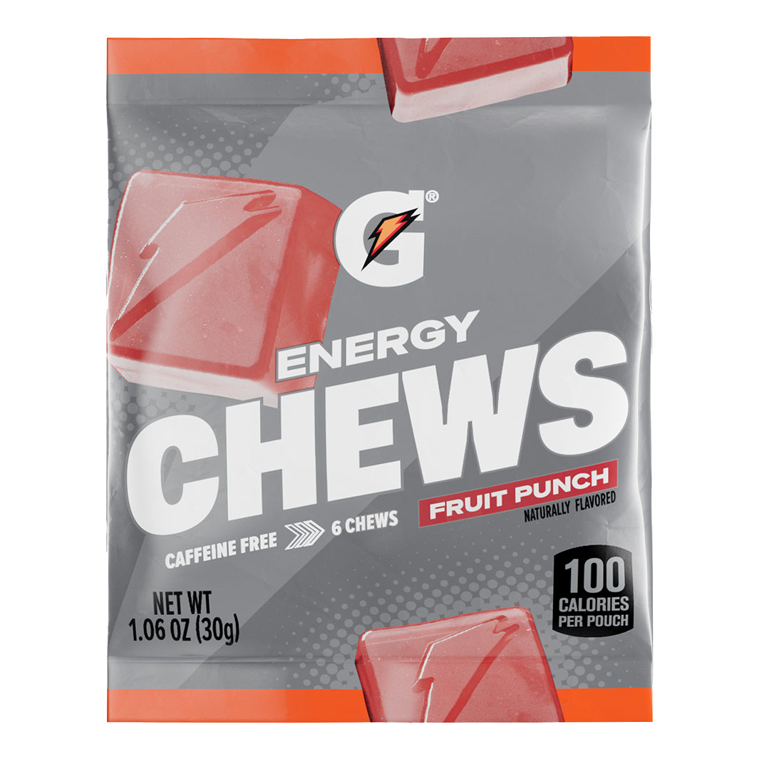 Gatorade Chews - Cool Blue, Fruit Punch, Apple & Strawberry