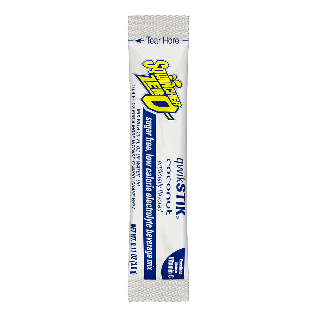 Sqwincher Zero Qwik Stiks | 500 Qwik Stiks per Full Case – Powder