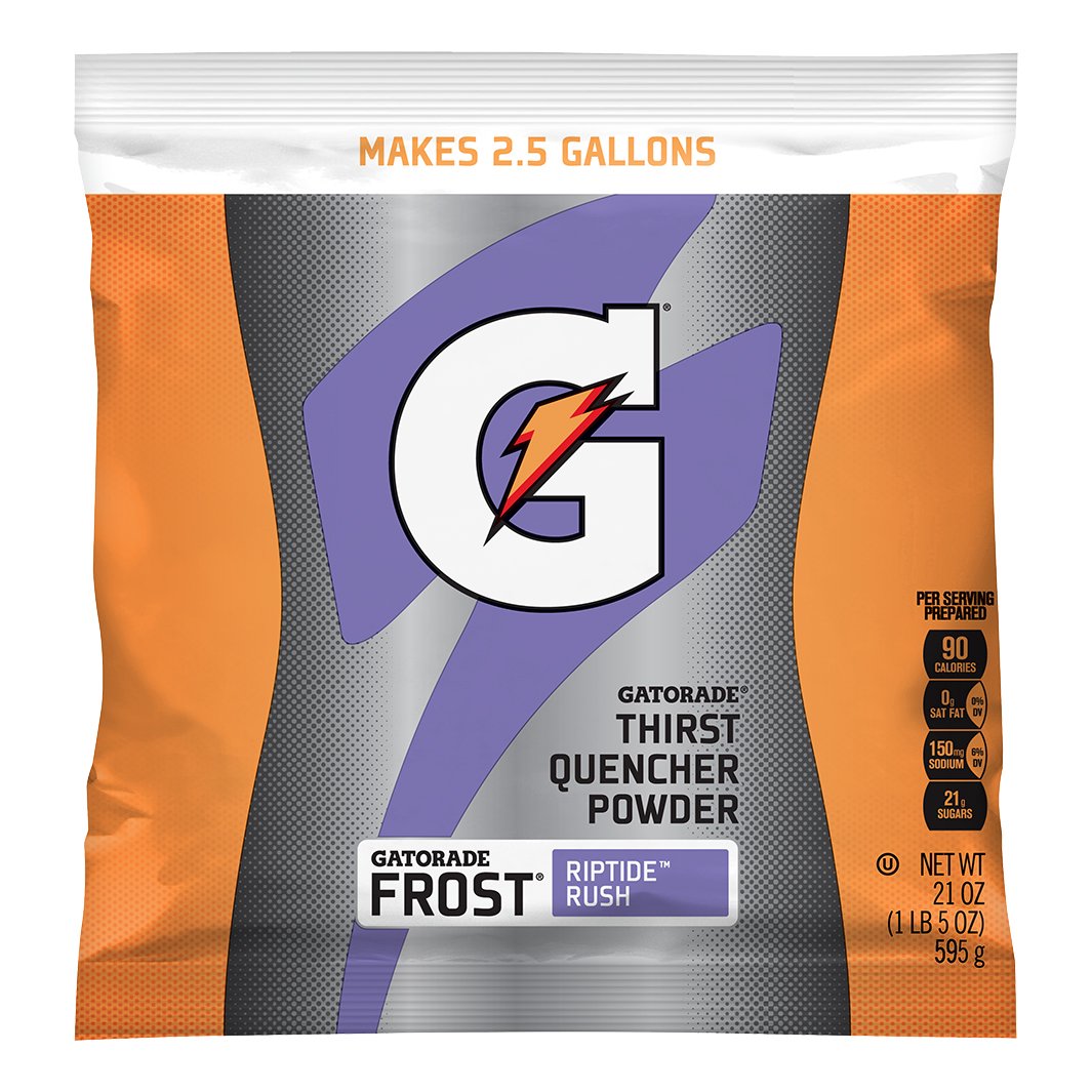 Gatorade Powder 2.5-Gallon Pouch Full Case - Riptide Rush