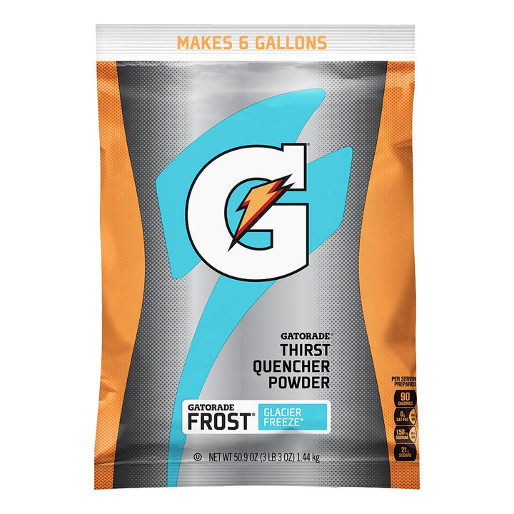 Gatorade Powder 6-Gallon Pouch Full Case - Glacier Freeze