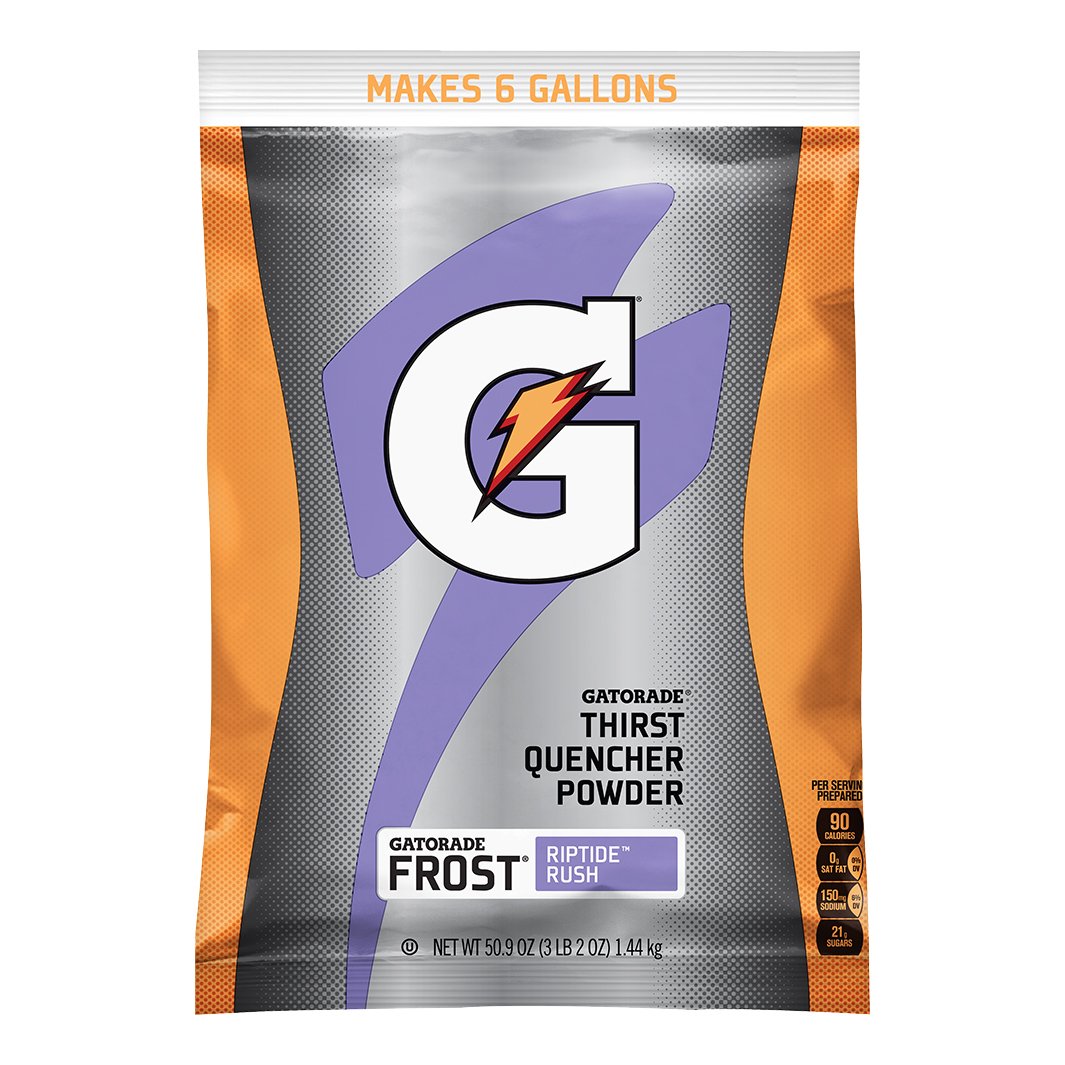 Gatorade Powder Mix 6-Gallon Single Pouch - Riptide Rush