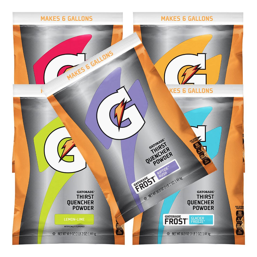 Gatorade Powder Mix 6-Gallon Single Pouches