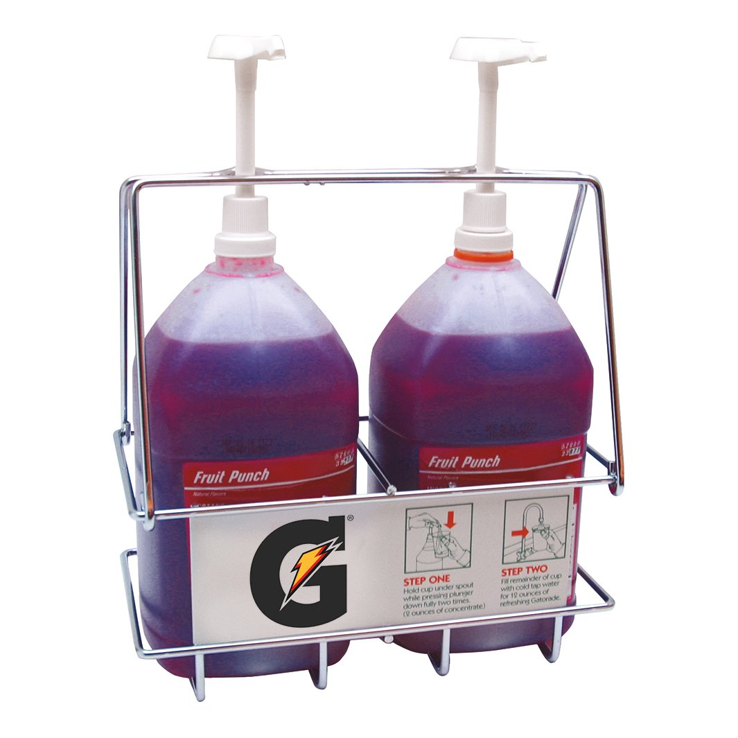 Gatorade Concentrate Dispenser Rack with 2 Concentrate Pumps – Powder ...