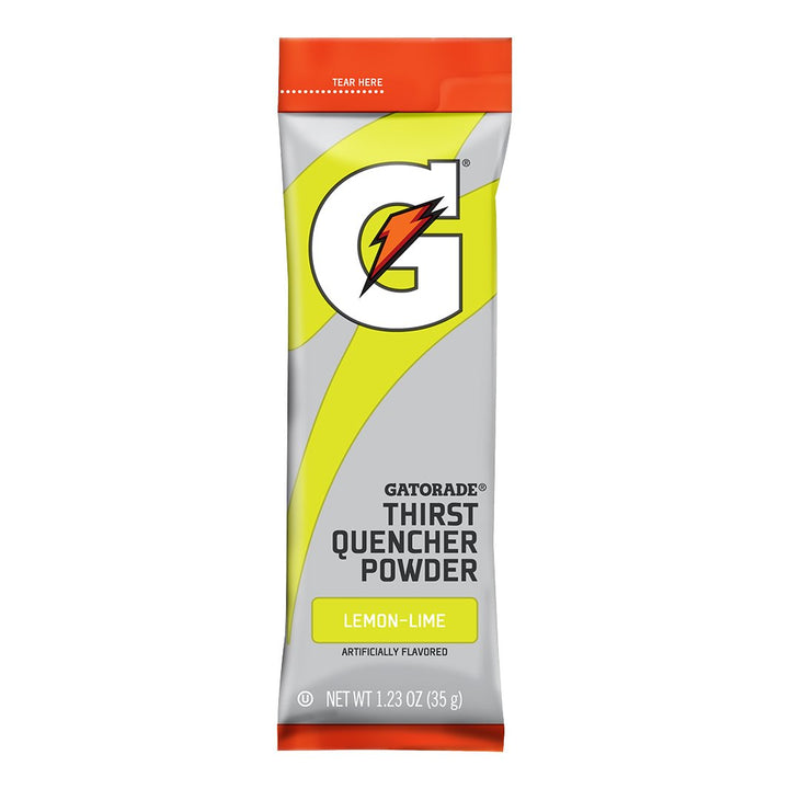 Gatorade Powder Packet Single Carton - Lemon Lime