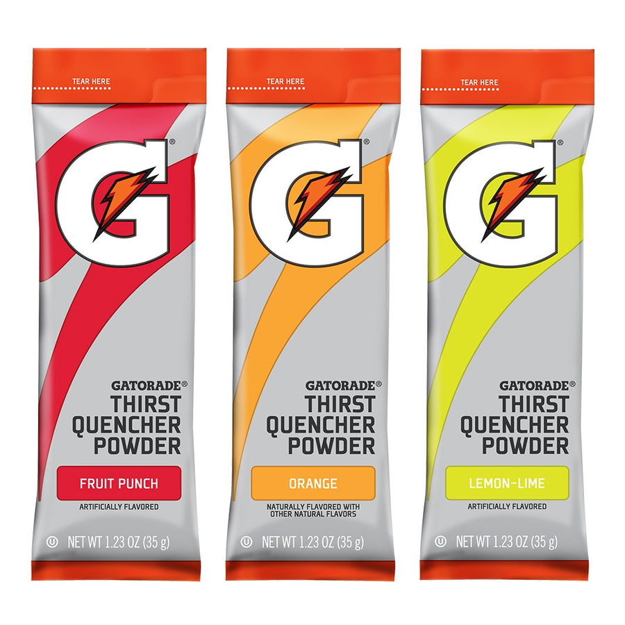 Gatorade Powder Packet Single Cartons