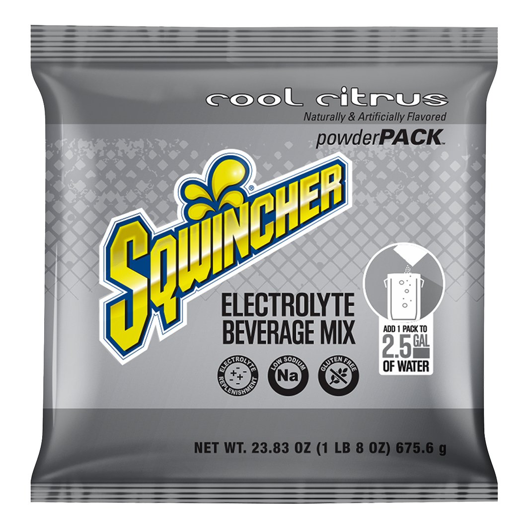 Sqwincher Powder Mix 2.5-Gallon Single Pouch - Cool Citrus