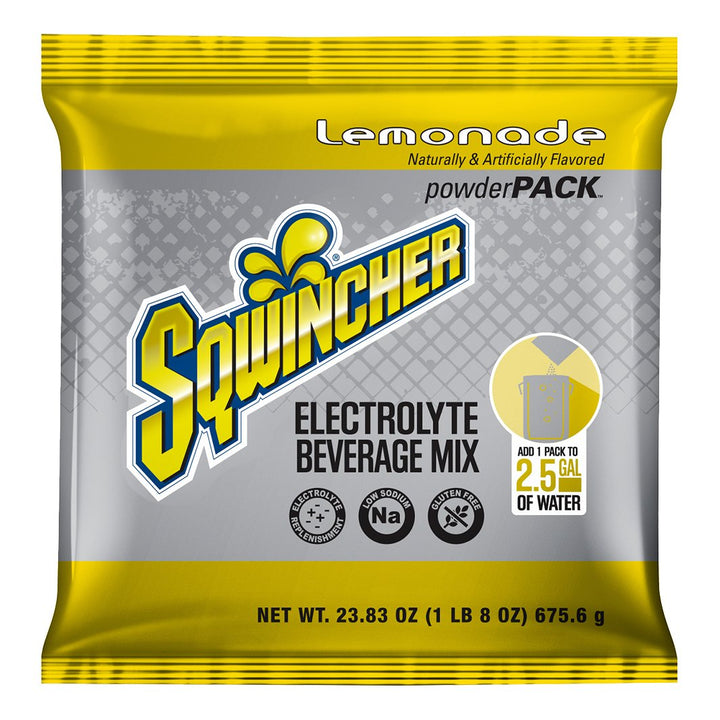 Sqwincher Mix 2.5-Gallon Pouch Half Case - Lemonade
