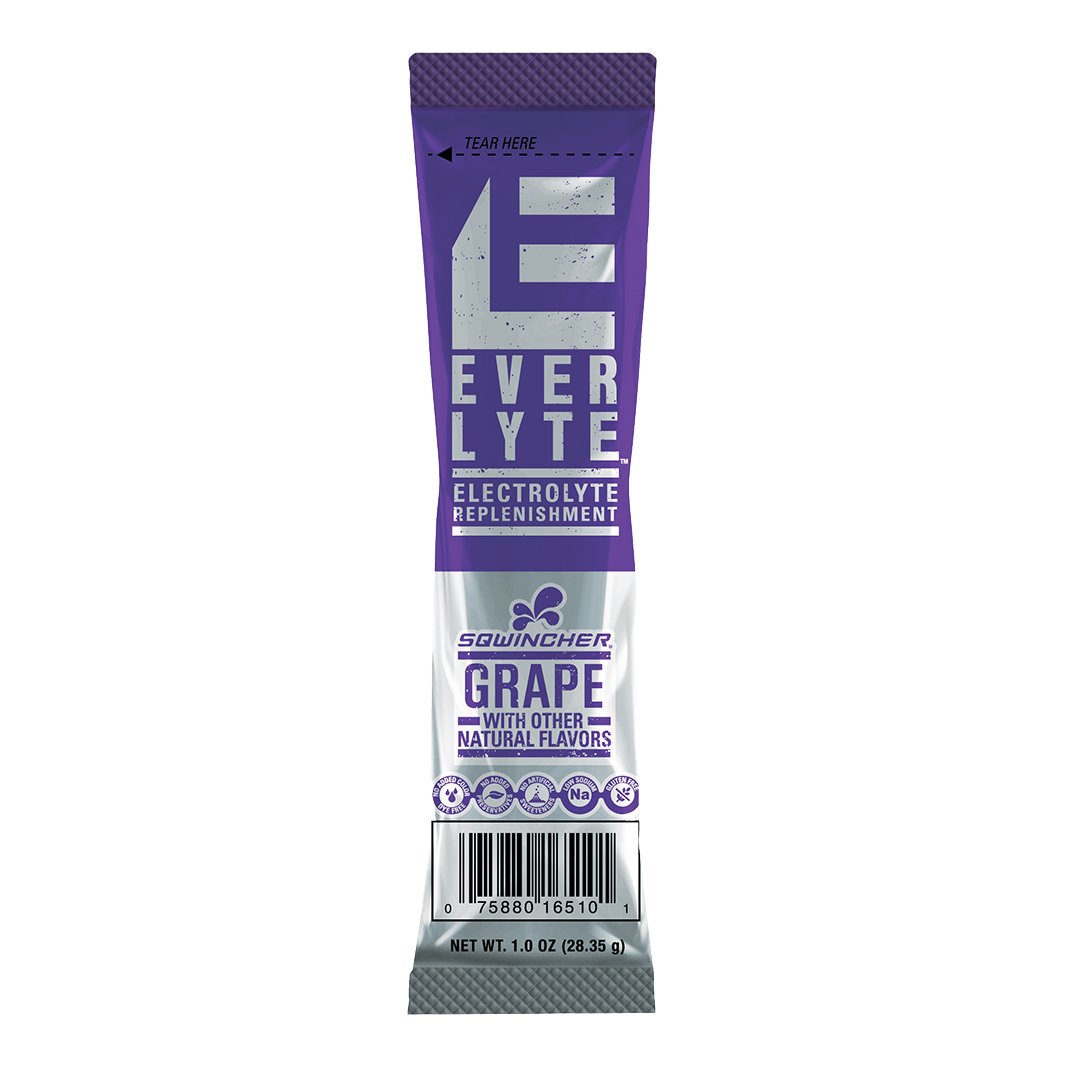 Sqwincher EverLyte Powder Stick Full Case - Grape