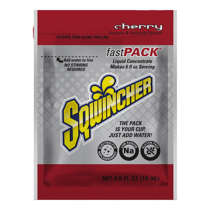 Sqwincher Fast Pack Full Case - Cherry
