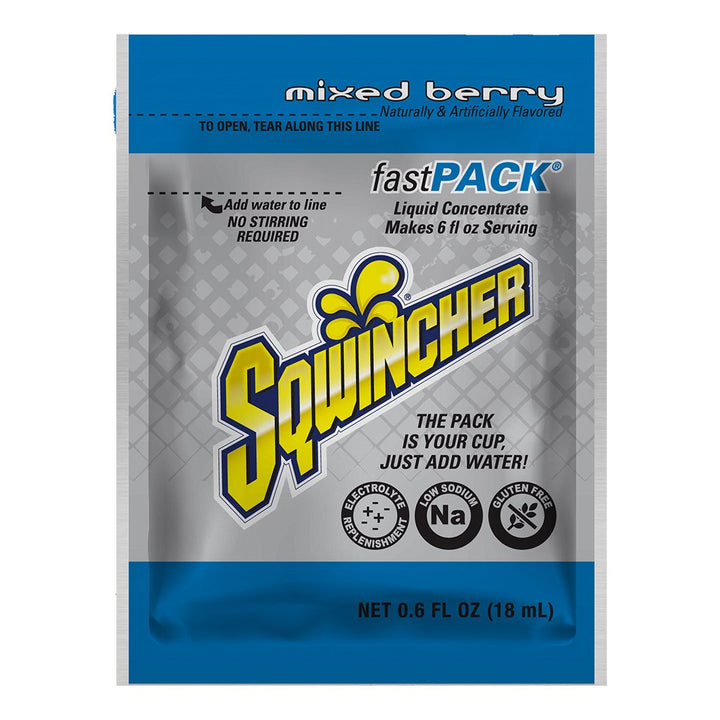 Sqwincher Fast Pack Half Case - Mixed Berry