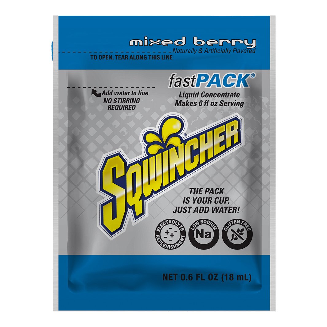 Sqwincher Fast Pack Full Case - Mixed Berry