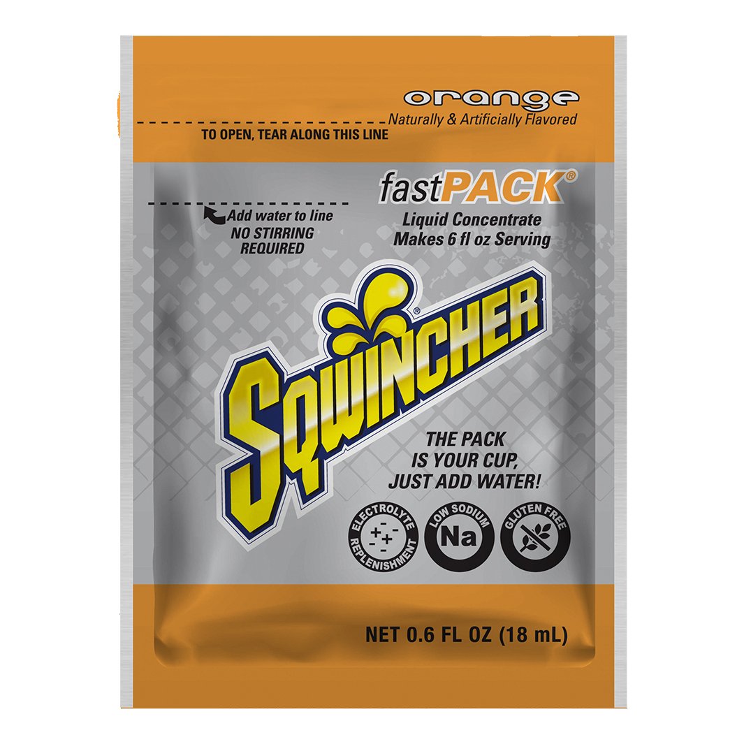 Sqwincher Fast Pack Half Case - Orange