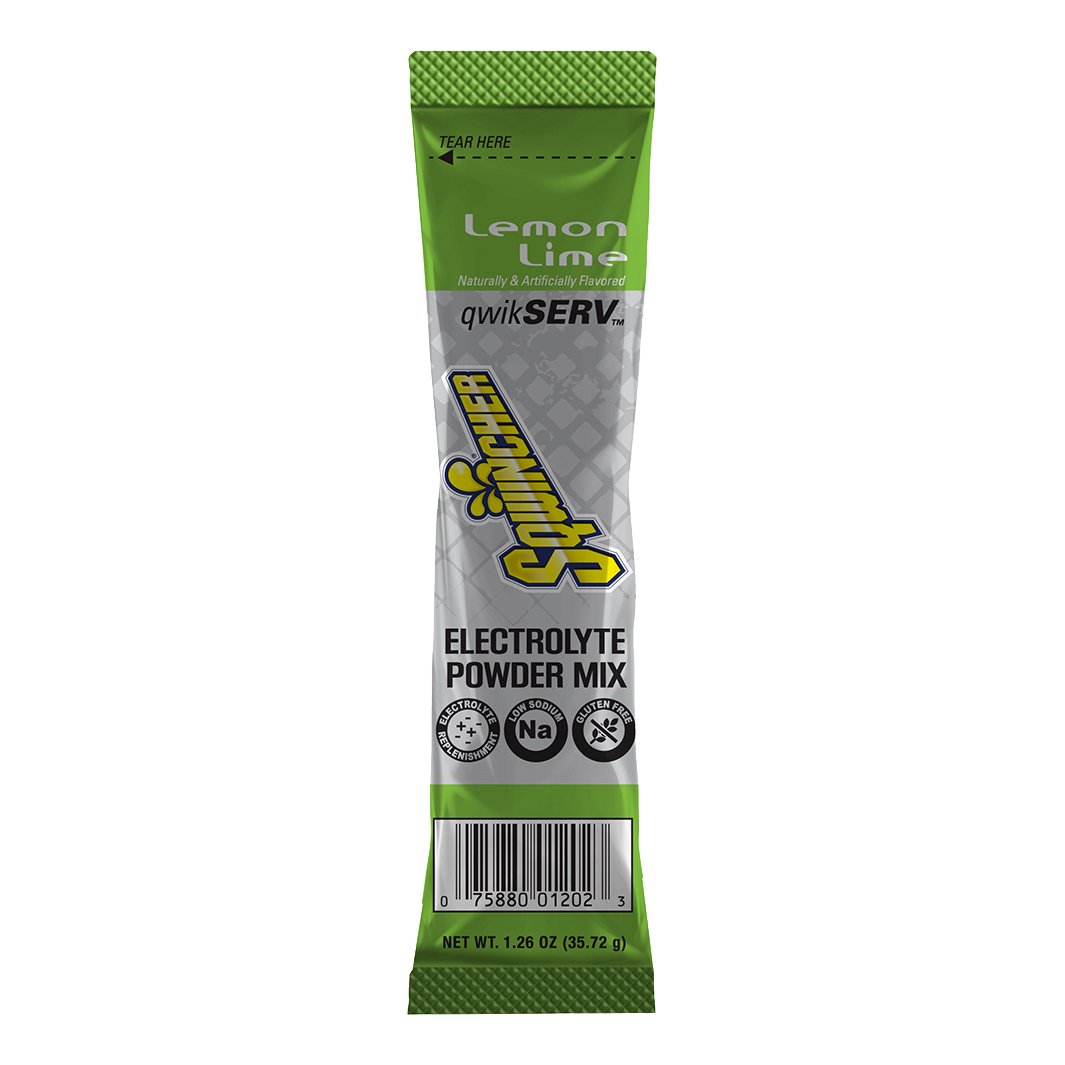 Sqwincher Qwik Serv Powder Stick Full Case - Lemon Lime