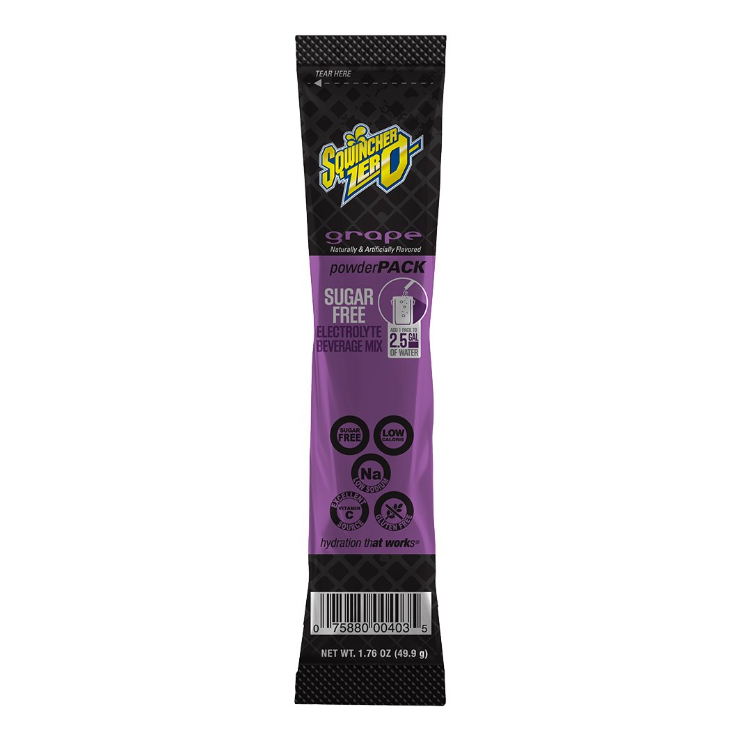 Sqwincher Zero Powder Mix 2.5-Gallon Single Pouch - Grape