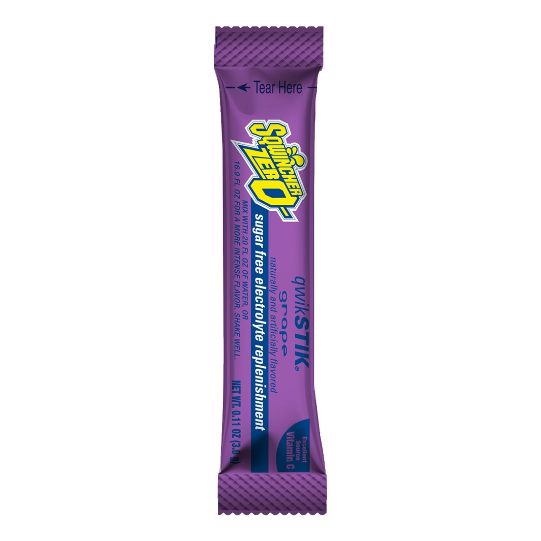 Sqwincher Zero Qwik Stik 20-oz Single Bag - Grape