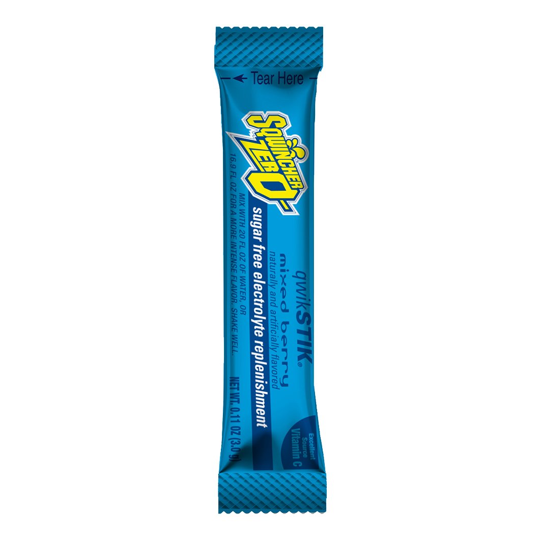 Sqwincher Zero Qwik Stiks | 500 Qwik Stiks per Full Case – Powder