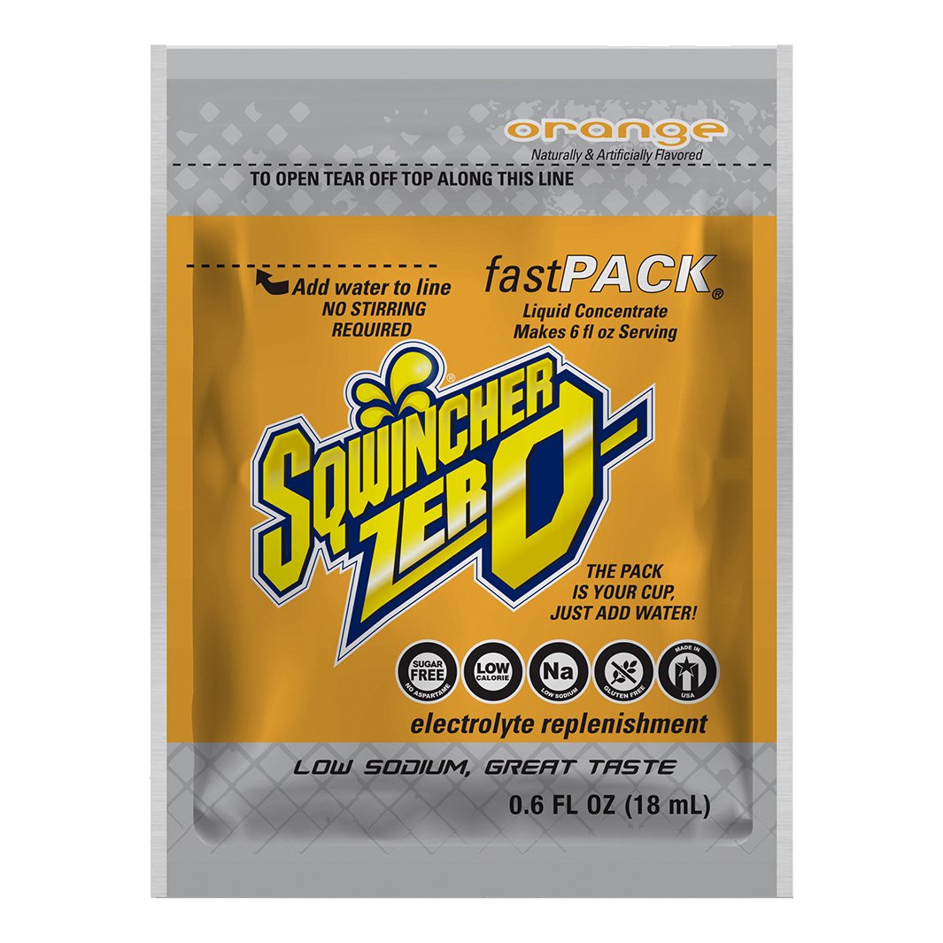 Sqwincher Zero Fast Pack Full Case - Orange